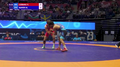 60 kg Repechage #3 - Victor Ciobanu, Moldova vs Manish Manish, UWW