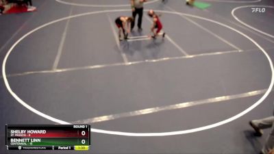 60 lbs Round 1 (4 Team) - Shelby Howard, St. Francis vs Bennett Linn, Centennial