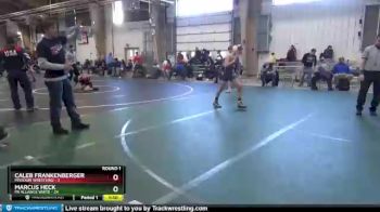 96 lbs Round 1 (6 Team) - Caleb Frankenberger, Missouri Wrestling vs Marcus Heck, PA Alliance White