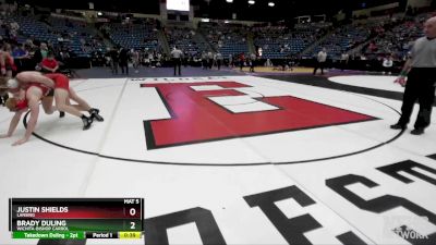 5A-150 lbs Cons. Round 3 - Brady Duling, Wichita-Bishop Carrol vs Justin Shields, Lansing