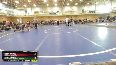 95-103 lbs Round 1 - Emmy Shutt, Terminator Wrestling Academy vs Riley Jarvis, NC Raider Wrestling