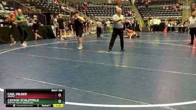 Round 3 - Cael Milder, WRATH vs Cayson Schlotfeld, Gretna Youth Wrestling