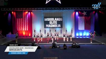 Woodlands Elite - Magnolia - Sergeants [2023 L2.2 Senior - PREP Day 2] 2023 NCA & NDA Lonestar Classic