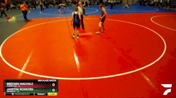 160 lbs Placement (4 Team) - Brecken Wacholz, Albert Lea vs Jaxston Scholten, Minneota