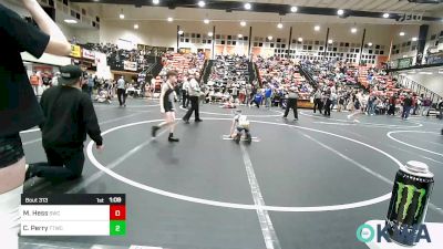 67 lbs Semifinal - Michael Hess, Salina Wrestling Club vs Colton Perry, Team Tulsa Wrestling Club