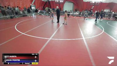 74 lbs Cons. Semi - Rett Huerta, MN vs Carson Piontek, WI