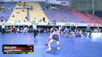 141 lbs Round 5 (8 Team) - Jordan Robins, Apprentice School vs Alexander Needham, Dubuque WC