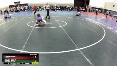 113A Semifinal - Kolby Quint, Arkansas City HS vs Liam Russell, HARRAH