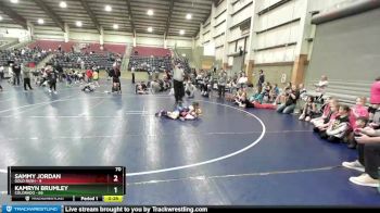 70 lbs Round 5 (6 Team) - Sammy Jordan, Gold Rush vs Kamryn Brumley, Colorado