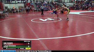 138 lbs Champ. Round 1 - Abe Vickers, Central DeWitt-JV vs Logan Bicknese, Midland