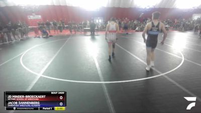 145 lbs Cons. Round 5 - Jd Minder-Broeckaert, Victory School Of Wrestling vs Jacob Dannenberg, Sarbacker Wrestling Academy