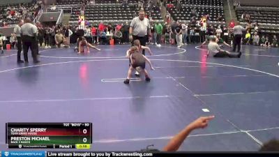 50 lbs Semifinal - Charity Sperry, TEAM GRIND HOUSE vs Preston Michael, Back 2 Basics