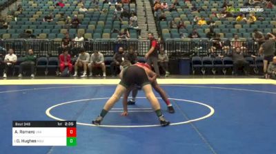 174 lbs Round Of 16 - Abner Romero, Unattached vs Drew Hughes, Michigan State