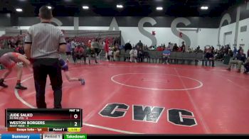 95 lbs Round 2 (8 Team) - Weston Borgers, Beast Mode vs Jude Salko, M2 RED (PA)