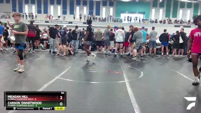 52 lbs Round 7 (8 Team) - Carson Swartwood, Florida Scorpions Black vs Meagan Hill, Florida Scorpions Gold