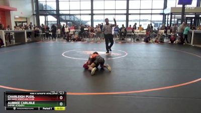 N-1 lbs Round 2 - Aubree Carlisle, Empire Academy vs Charleigh Pudil, Big Game Wrestling Club