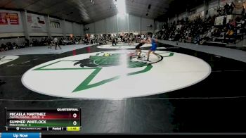 120 lbs Quarters & 1st Wb (16 Team) - Summer Whitlock, Frisco (Girls) vs Micaela Martinez, Canyon Randall (Girls)