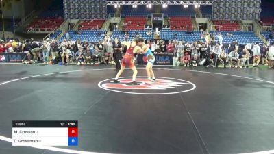 106 lbs Rnd Of 64 - Mac Crosson, Iowa vs Christopher Grossman, Montana