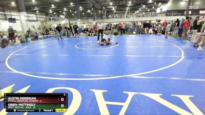 60 lbs Round 2 (6 Team) - Austin Kerrigan, PIT BULL WRESTLING ACADEMY vs Orien Mattingly, GREAT NECK WC - GOLD