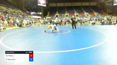 132 lbs Cons 32 #1 - Mariana Perez, Georgia vs Danielle Romriell, Idaho