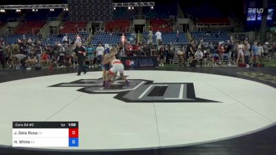 126 lbs Cons 64 #2 - Jayden Dela Rosa, California vs Henry White, Kansas