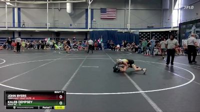 64 lbs Round 3 (8 Team) - Kaleb Dempsey, NOVA WC vs John Byers, Terps East Coast Elite