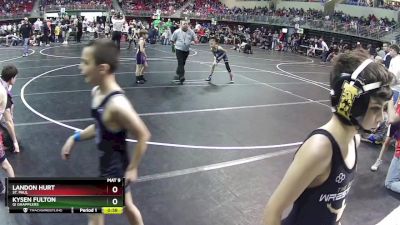 60 lbs Cons. Round 1 - Kysen Fulton, GI Grapplers vs Landon Hurt, St. Paul