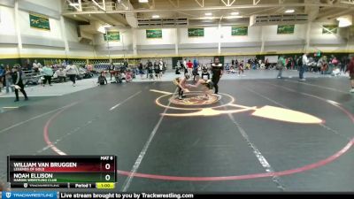 90 lbs Cons. Round 3 - William Van Bruggen, Legends Of Gold vs Noah Ellison, Hardin Wrestling Club