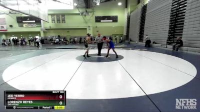 106 lbs Quarterfinal - Lorenzo Reyes, SAN PEDRO vs Jed Yerro, MONROE