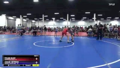 165 lbs Round 3 (8 Team) - Tyler Ruff, Minnesota Blue vs Chase Hetrick, Pennsylvania Red