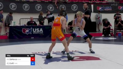 45 kg Semis - Vincent DeMarco, Askren Wrestling Academy vs Cason Craft, Threestyle Wrestling Of Oklahoma