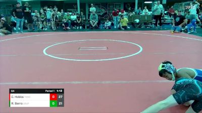 64 lbs Placement (4 Team) - Ronin Barro, U2 Upstate Uprising vs Colton Hobbs, TNWC