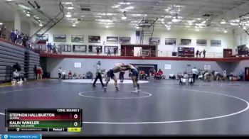 174 lbs Cons. Round 3 - Kalin Winkler, Central Oklahoma vs Stephon Halliburton, Queens