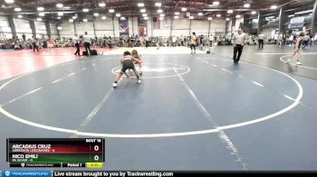 76 lbs Rd# 7- 10:45am Saturday Final Pool - Arcadius Cruz, Agression Legionaries vs Nico Emili, PA Silver