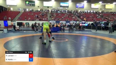 97 kg 5th Place - Ross Larson, Viking Wrestling Club vs Ben Honis, Cornell University