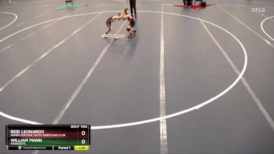 Quarterfinal - Reid Leonardo, NRHEG Panther Youth Wrestling Club vs William Mann, Minnesota