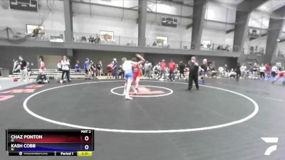 165 lbs Semifinal - Chaz Ponton, ID vs Kash Cobb, ID