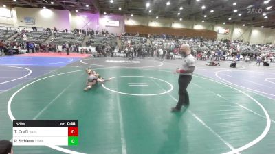 62 lbs Semifinal - Tristen Craft, Badlands Elite vs Peyton Schiess, Cowa