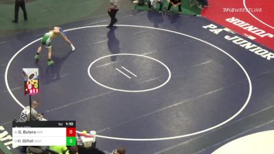 124 lbs Semifinal - Dominic Butera, Norwin vs Hans Gilfoil, Central Dauphin