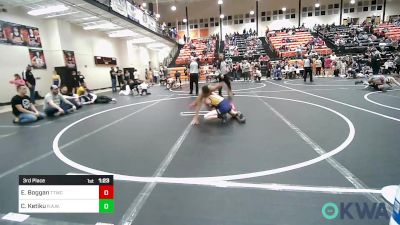 100 lbs 3rd Place - Eli Boggan, Team Tulsa Wrestling Club vs Christian Ketiku, R.A.W.