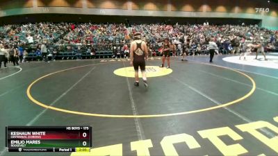 175 lbs Prelim - Keshaun White, Centennial (Corona) vs Emilio Mares, Roosevelt