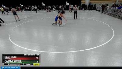 120 lbs Cons. Round 3 - Noah Hajek, Tennessee vs Maximus Quiroz, Region Wrestling Academy