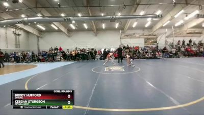 106 lbs Cons. Round 5 - Brody Hufford, Skyline vs Keegan Sturgeon, Arvada West