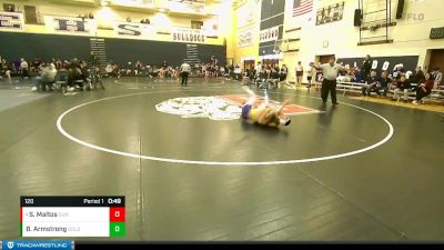 120 lbs Cons. Round 3 - Stephen Maltos, Sunnyside vs Brock Armstrong, Goldendale