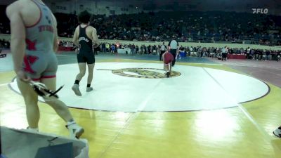 143 lbs Round Of 16 - Maddox Witt, Tuttle vs Hunter Huggins, Mustang Middle School