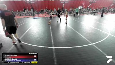 86 lbs 3rd Place Match - Jared Peters, Wisconsin vs Gabriel Bass, Askren Wrestling Academy