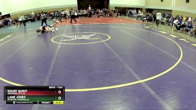 113A Quarterfinal - Lane Jones, Basehor-Linwood HS vs Kolby Quint, Arkansas City HS