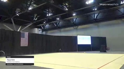 Taya Kim - Hoop, Premier Gymnastics - 2021 USA Gymnastics Championships