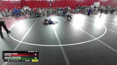 84 lbs 3rd Place Match - Brooks Buschor, Lancaster Wrestling Club vs Jaxton Lewis, Wisconsin