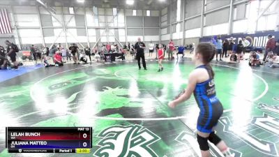 62 lbs Quarterfinal - Lelah Bunch, WA vs Juliana Matteo, OH